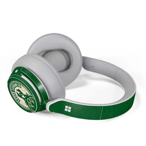 NBA Milwaukee Bucks Green Distressed Surface Headphones Skin